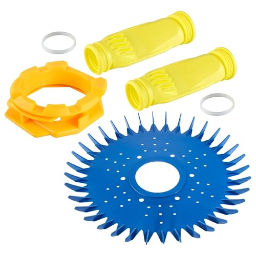BlueStars Pool Cleaner W70329 Finned Disc & W69698 Diaphragm & W70327 Foot Pad Kit Replacement - Compatible with Zodiac Baracuda G2 G3 or G4 Ranger 1500 Models etc