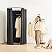 VEVOR Fitting Room, Portable Dressing Room with Thick Polyester Curtains, Privacy Space with Shading Curtain and a Hook, for Boutique, Mall, Tailor's Store & Outdoor Activity (39 x 37 x 79 in, Black)