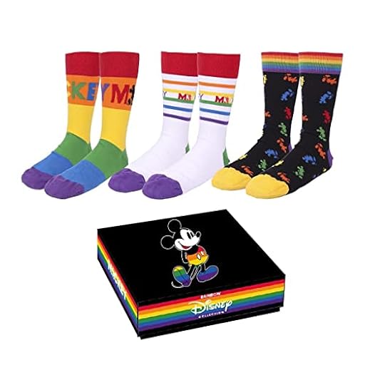 CERDÁ LIFE´S LITTLE MOMENTS Multicolor Pack 3 Calcetines Hombre Colección Disney Pride, Estándar Unisex Adulto | Ya disponible en tu tienda friki favorita! En mundofriki.es!