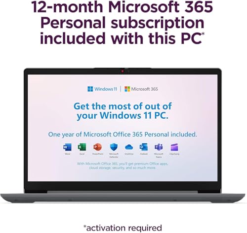 Image of Lenovo Ideapad 1i 14 inch Laptop (4GB RAM, 320GB Storage (256GB SSD + 64GB eMMC), Intel Dual-Core) for Business, Student, Home, Webcam, Anti-Glare, Wi-Fi 6, Type-C, Win 11 Home in S Mode