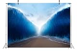 BELECO 2.5x1.8m Sfondo in tessuto con storia di Mosè e Mar Rosso, sfondo biblico per festività ebraiche e incontri religiosi