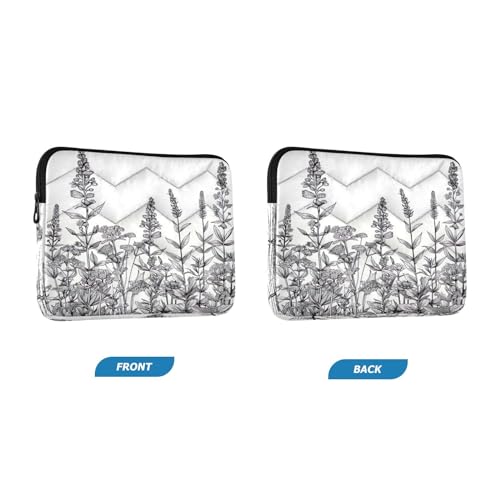 Funda para portátil 13-14 pulgadas impermeable con diseño floral miniatura 2