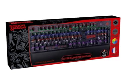 Clavier Donjons et Dragons Konix Mecha Gris pour votre bureau