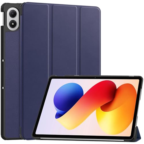 Image of ProElite Case Cover for Xiaomi Redmi Pad 2 Pro 12.1 inch Case, Slim Trifold Flip case Cover for Xiaomi Redmi Pad 2 Pro 12.1 inch Tablet [Auto Sleep Wake Feature], Dark Blue