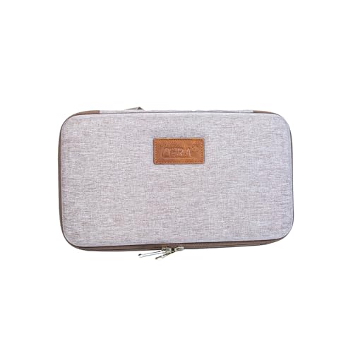 Image of CERA+ Travel Case for Portable Coffee Makers - Waterproof Hard Shell Storage Bag with Carry Handle, Fits PCM03, PCM03S, PCM04A - Protective, Compact & Lightweight for Travel, Camping, Office