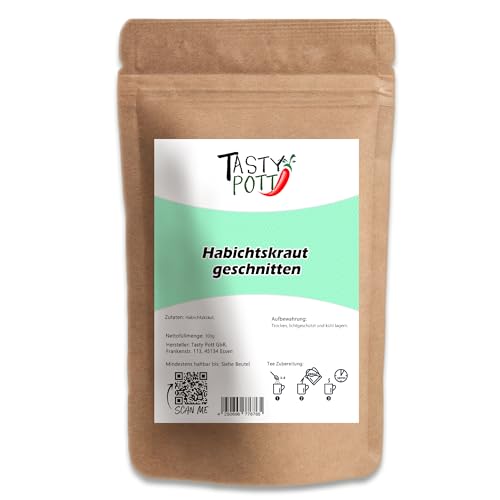 Tasty Pott Habichtskraut geschnitten und getrocknet I Teekraut I Vegane Produkte I Kräuter I Naturheilkunde I Aufguss I Tee I Tinkturen I Im Beutel 500g