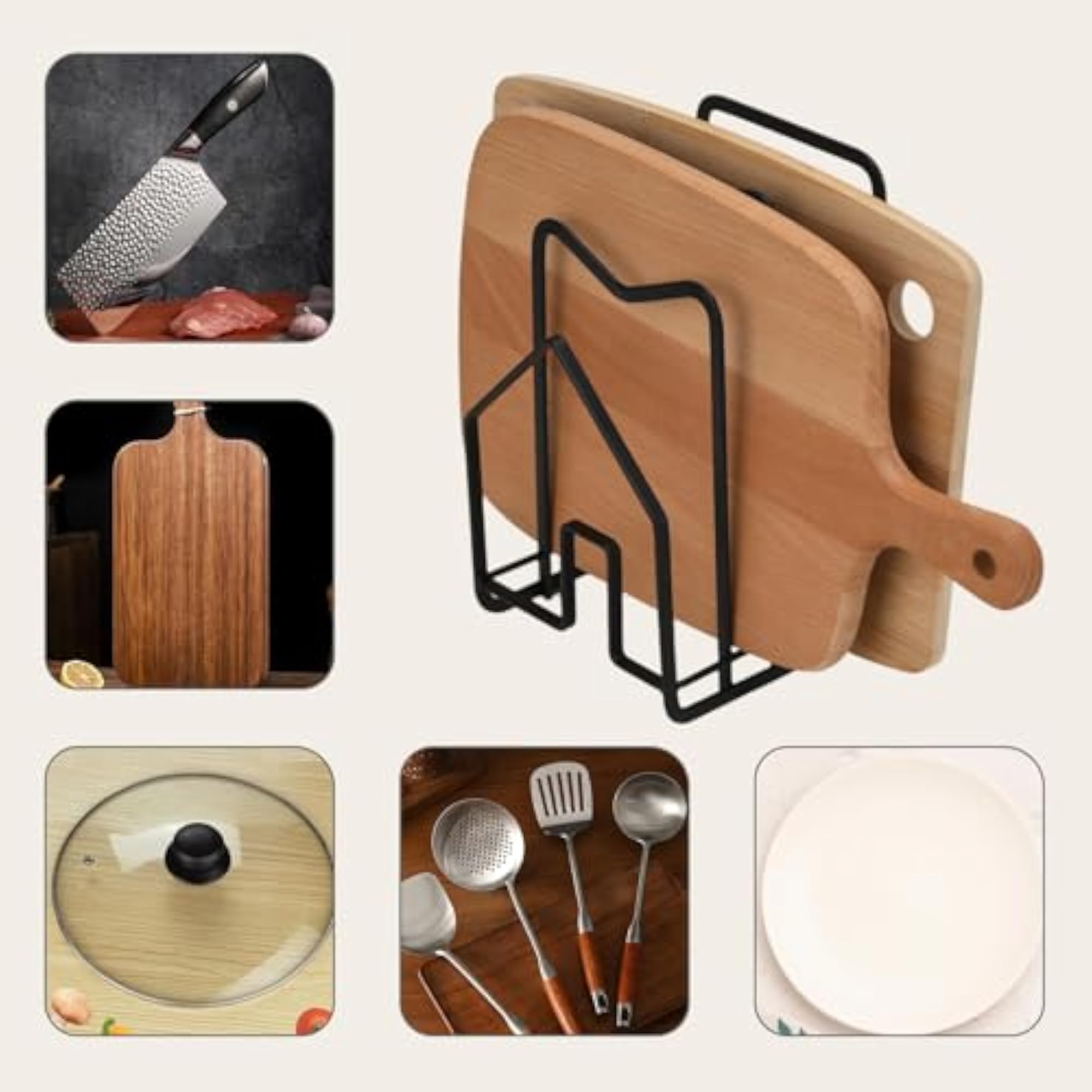 Chopping Board Organizer Stand Holder