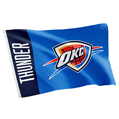 Desert Cactus Oklahoma City Thunder Flag NBA National Basketball Association OKC 100% Polyester Indoor Outdoor 3x5 feet Team Flags (Team Name)