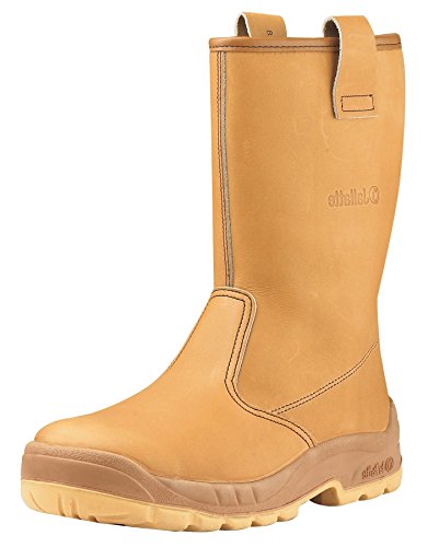 Jallatte Jalaska Honey Leather Rigger Work Safety Steel Toecap Boots