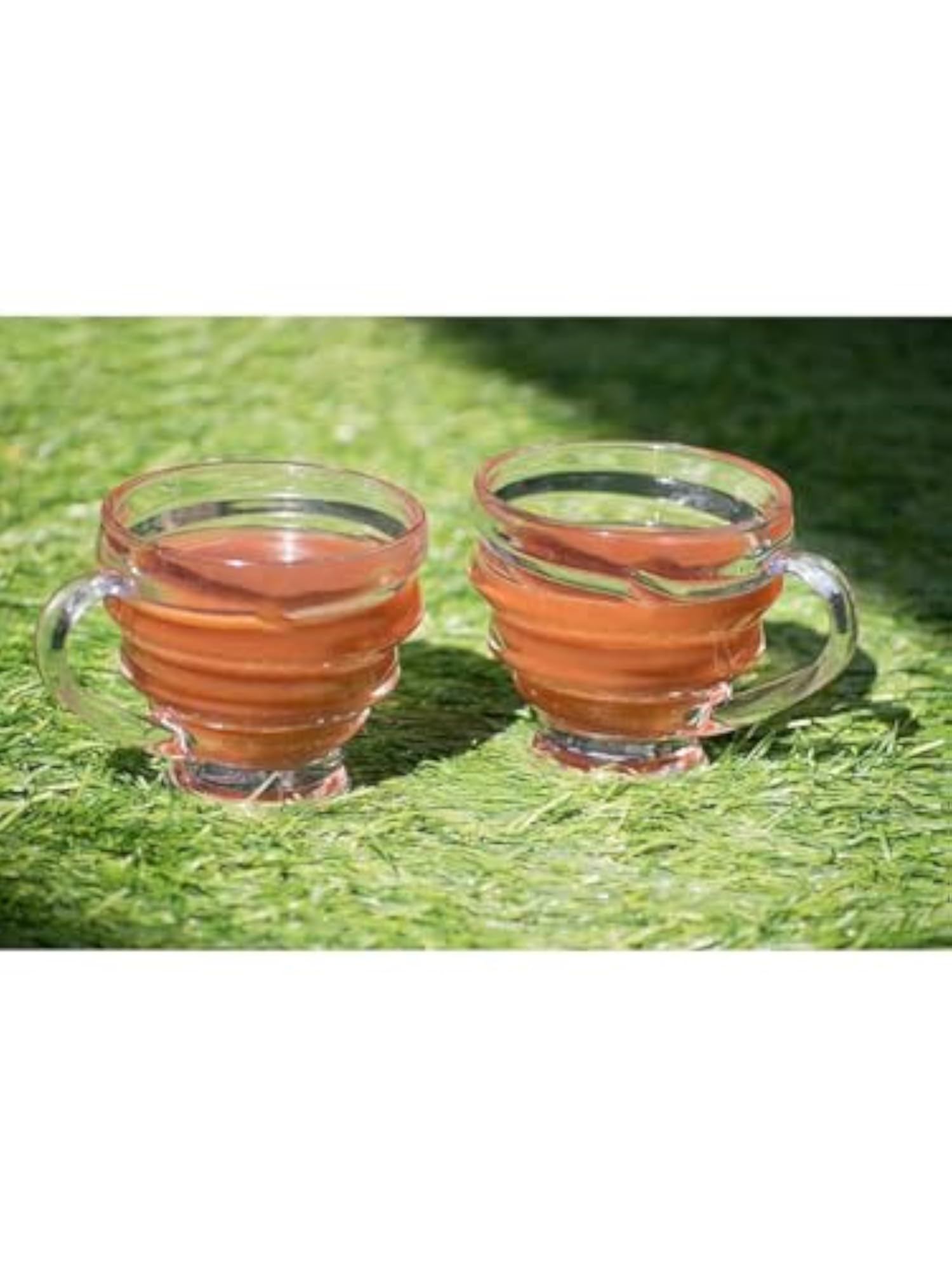 Clear Glass Coffee & Tea Cup Set, 6 Pieces, 150 Ml
