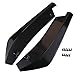 Rear Bumper Diffuser Universal Car Side Fender Skirt Lip Splitter Canard Protector 1 Pair Carbon Fiber/Black (Carbon Fiber Color)