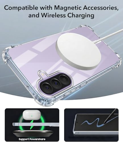 Image of Jkobi Shockproof Crystal-Clear Back Cover for Samsung Galaxy A37 5G (Magsafe Wireless Support | Drop & Camera Protection | Hard Polycarbonate)