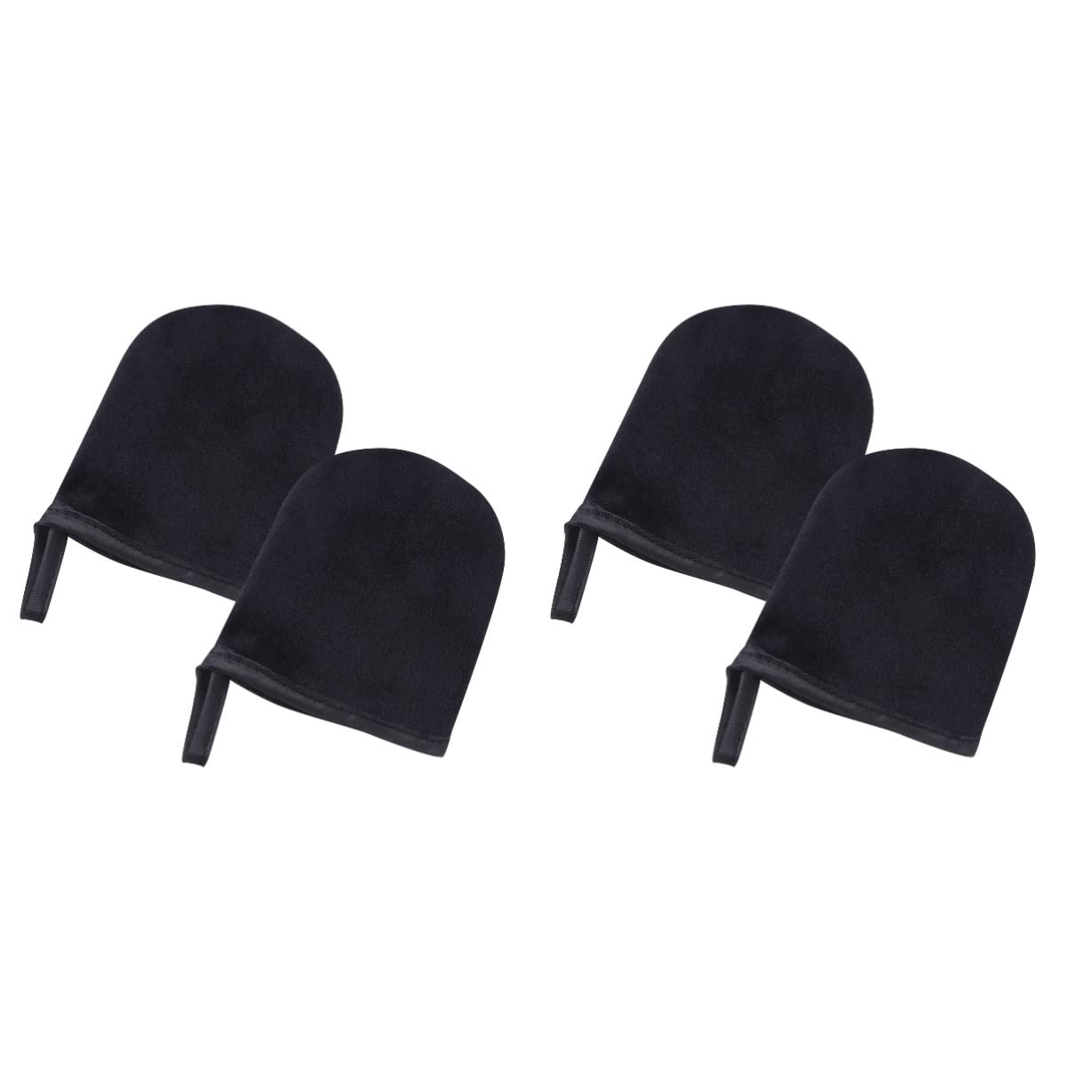 FOMIYES 2sets Self Tanning Mitts Applicator Mini Gloves for Cream Lotion Tanning Mitt Flocking Material 2pcs*2