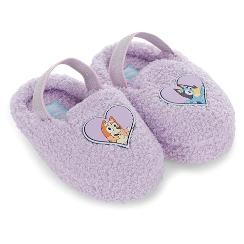 Pantoufles Bluey pour enfants - Chaussons en peluche confortables garçons filles Bandit Chili