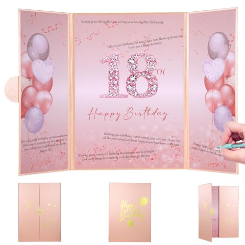 Libro Visitas Cumpleaños, Libro de Firmas de Cumpleaños Libro de Firmas Cumpleaños Libro de Visitas Cumpleaños para Mujeres y Niñas