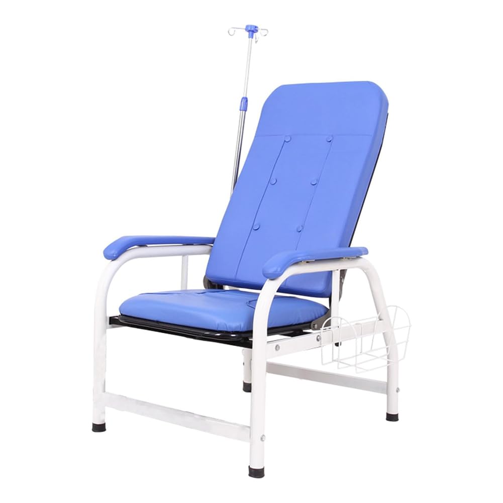 Professioneller Phlebotomie -Stuhl, Liegestütze Rezeptionsstuhl Mit IV -Polständer, Hochleistungsvereinbarung in Infusionsstuhl, Home Care Clinic Patient Chair Stuhl,Normal