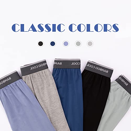 Bamboo Cool Men'S Boxer Shorts 4 Pack Underwear For Men Relaxed Fit Stretch Short thumb #5