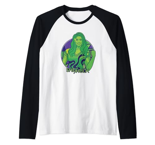 T-shirt de baseball Marvel She-Hulk avec manches contrastées
