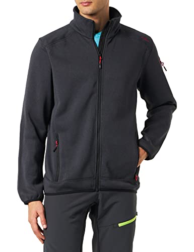 Mantente abrigado y con estilo con la chaqueta CMP para hombre en color antracita-ferrari