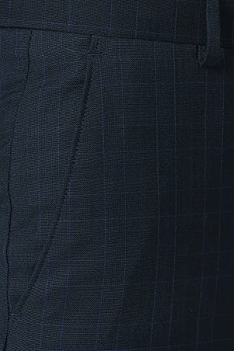 Image of Peter England Men's Polyester Blend Three Piece Business Suit Pants Set