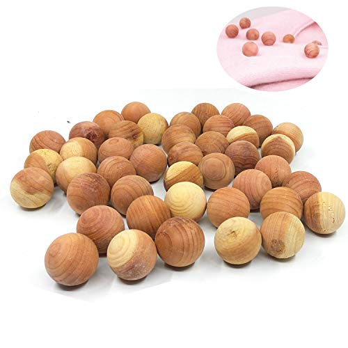 Dancepandas 50 bolas antipolillas cedro Natural antipolillas contra polillas