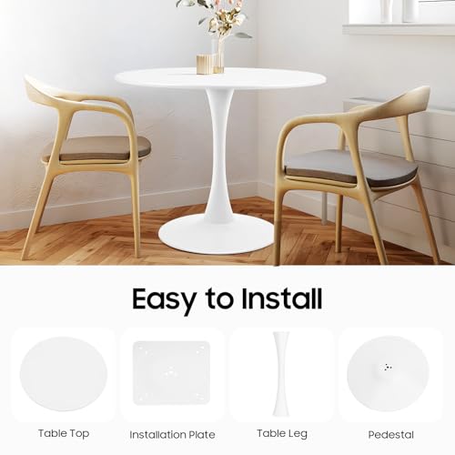image for Josbuynls Round Dining Table, 31.5