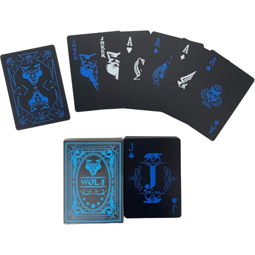 Cartas de Plástico KEAIDUO Juego de Póker 54 Cartas