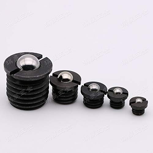 2pcs ball plunger pin dowel screw flange type pressed thread positioning beads pins plungers dowels screws FBPJ - ( Diameter: FBPJ16)