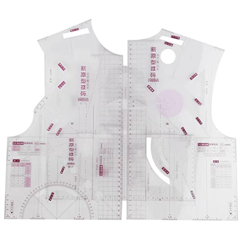 Panatiroy 1:1ファッション布デザイン定規作物型学校学生教育アパレル描画テンプレート衣服プロトタイプ定規