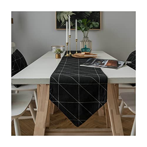 Chemin de table rectangulaire lin et coton pour protéger vos tables