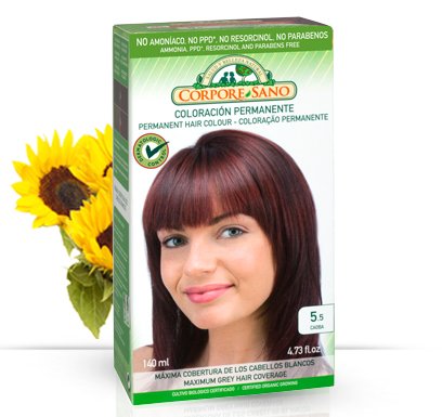 Coloración permanente para cabello Corpore Sano 6 unidades