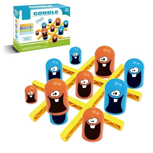 Image of Kids Educational Board Games for Children | Strategy, Memory & Family Games | Indoor Tabletop Learning Toys for Kids (Multiple Games & Variations) (Tic Tac Toe Strategic Game)