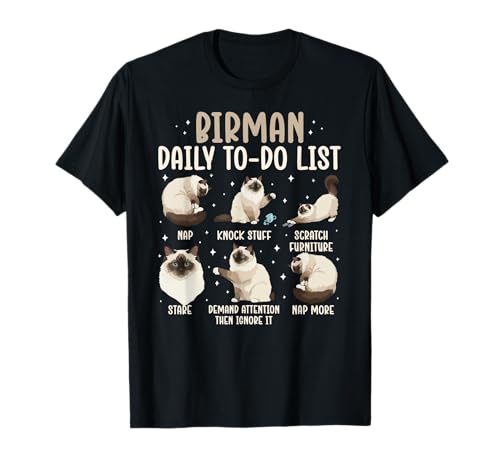 Birman Cat to Do List Birman Cat Owner Birman Cat