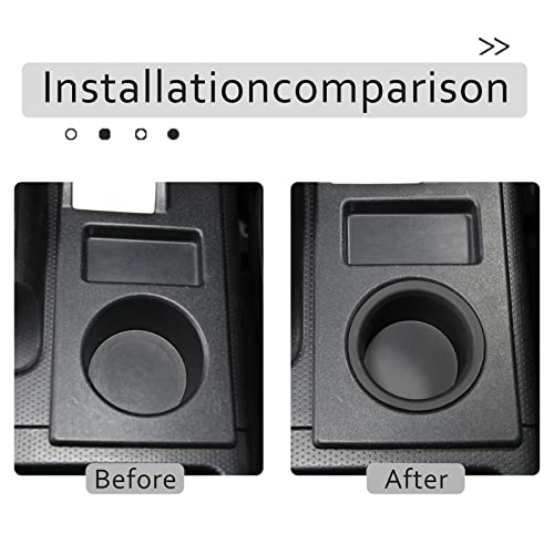 Organizador portavasos consola Toyota FJ Cruiser 2007-2021 miniatura 5