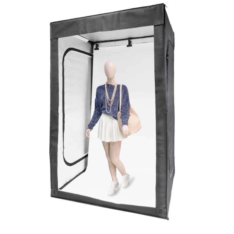 PIXAPRO120x200x100cm Collapsible LED Light Tent Video Light Streaming Studio Camera LED Photography Lights for Filming Kit Recording Professional Product Photography Booth (120x200x100cm)