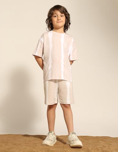 Image of USPA Kids Boys All Over Printed Relaxed Fit T-Shirt