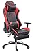 Fauteuil De Bureau Shift XL en Similicuir I Chaise De Bureau Gaming avec/sans Repose-Pied I Hauteur Réglable I Couleur:, Couleur:Noir/Rouge, Repose-Pieds:avec Repose-Pieds