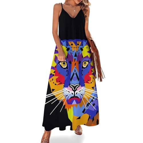 Robe Longue pour Femme Ete sans Manches Robe Maxi Plage