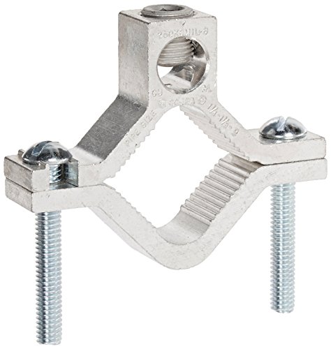 Abrazadera de suelo de aluminio estructural para cables de tierra y tubos