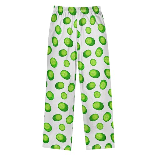J JOYSAY Cucumber Slice White Pajamas Pants Soft Long Pajama Bottoms Lounge Sleep Pants Size S-XL2
