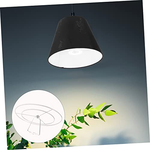 Support d'abat-jour DIY rigide POPETPOP cadre décoratif durable pour suspensions