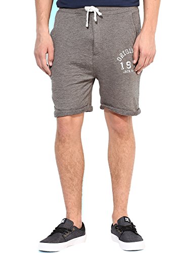 Jack & Jones Jjormilan Sweat Pantaloncini, Grigio