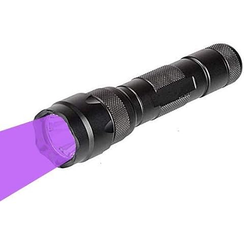365nm UV Torch Ultraviolet Flashlight Torches Black Light Professional 502B for Detecting Minerals Diamond Scorpions Document Verification Fluoresces in Cosmetics Cover