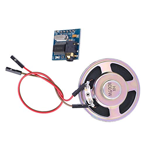 Voice Broadcast Module, Chinese Speech Synthesis, Intelligent Text Analysis, 200 Bytes Synthesis, Adjustable Speed, 19 Sounds, 23 Chords, 15 Background Music, Condition: