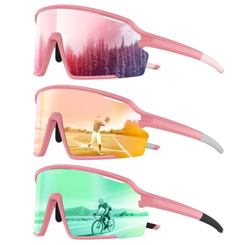 Whale Polarised Sports Sunglasses with UV400 Protection - Unisex Suitable for running