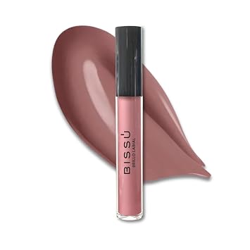 Bissu Lip Gloss for plumper looking lips, High shine finish, Non-Sticky, Vegan formula, Pick from 12 beautiful lip gloss shades Fulgor