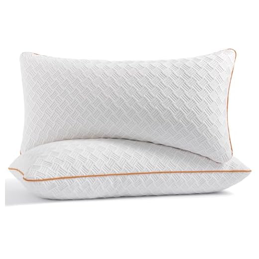 Twirest Kopfkissen 60x80cm（2er Set）, Memory Foam Kissen - gefülltes Schlafkissen, Höhenverstellbares Kopfkissen mit Reißverschluss, Abnehmbarer/Waschbarer Kopfkissenbezug