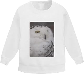 Azeeda 'Snowy Owl' Kid's Sweatshirt/Jumper (3-4 Years) (KW00021583)