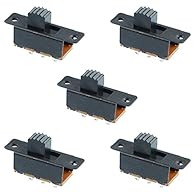 Pack Size: 5 On/On SPDT Screw holes 19mm apart Rating: 0.5A 50VDC Mini