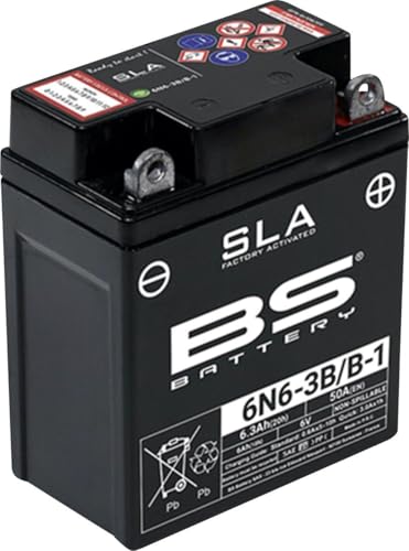 Batterie moto BS Battery 6N6-3B/B-1 SLA de qualité supérieure